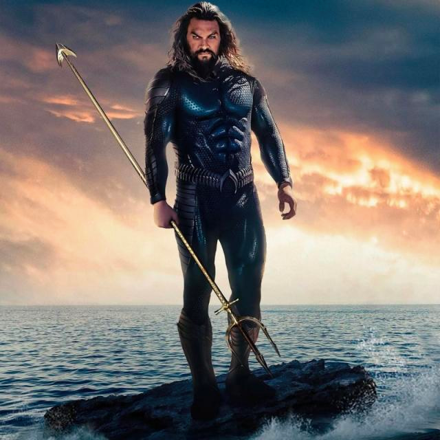 Sterling Silver Aquaman Trident Pendant Necklace ~ God of Sea Poseidon Trident