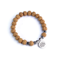 Buddhist Rudraksha Mala Bracelet Prayer Beads 8-9mm - Free Shipping