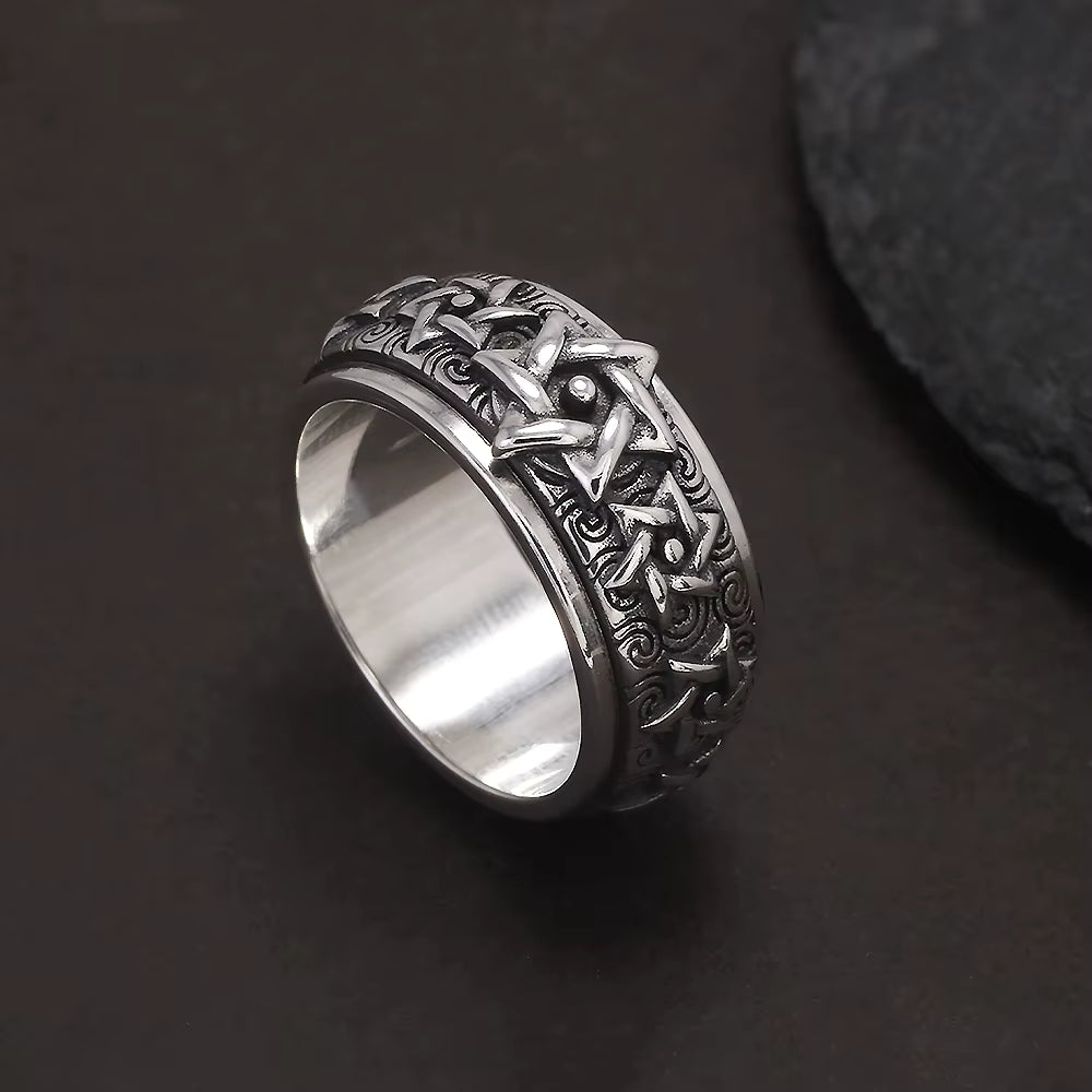 jewish star ring sterling silver