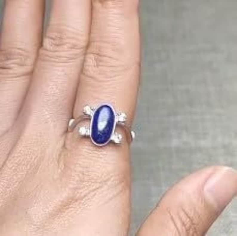 Elena Ring Vampire Diaries silver lapis