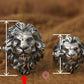 925 Sterling Silver Lion Ring small and large
