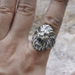 lion ring on finger bold statement ring