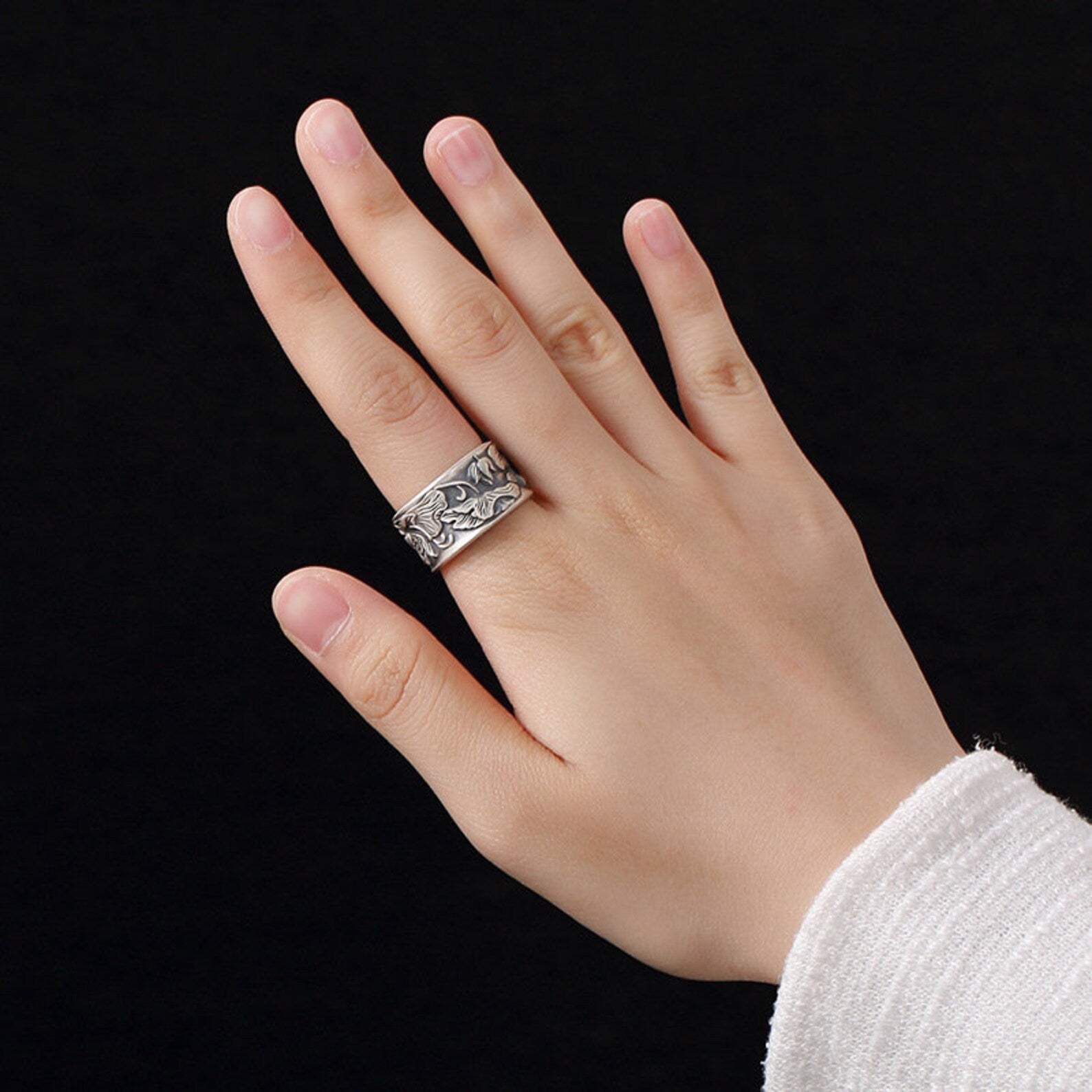 lotus flower ring model