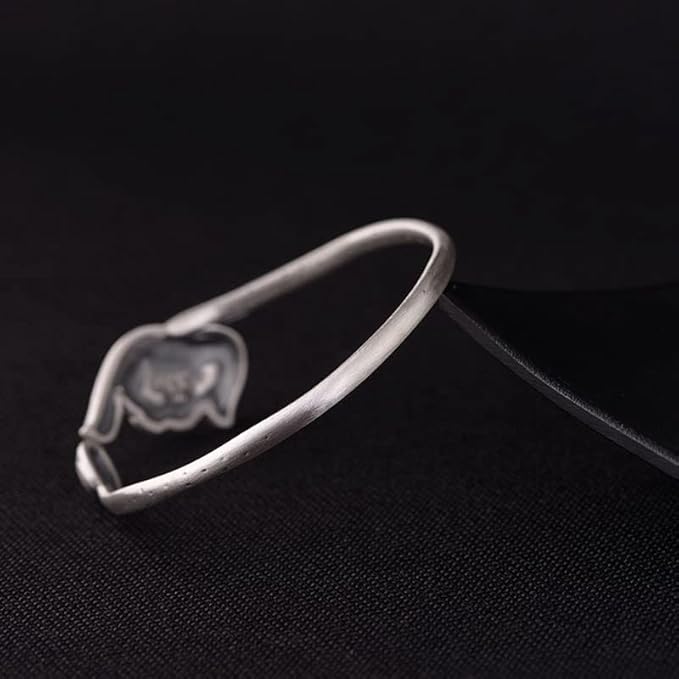 lotus flower bracelet back view