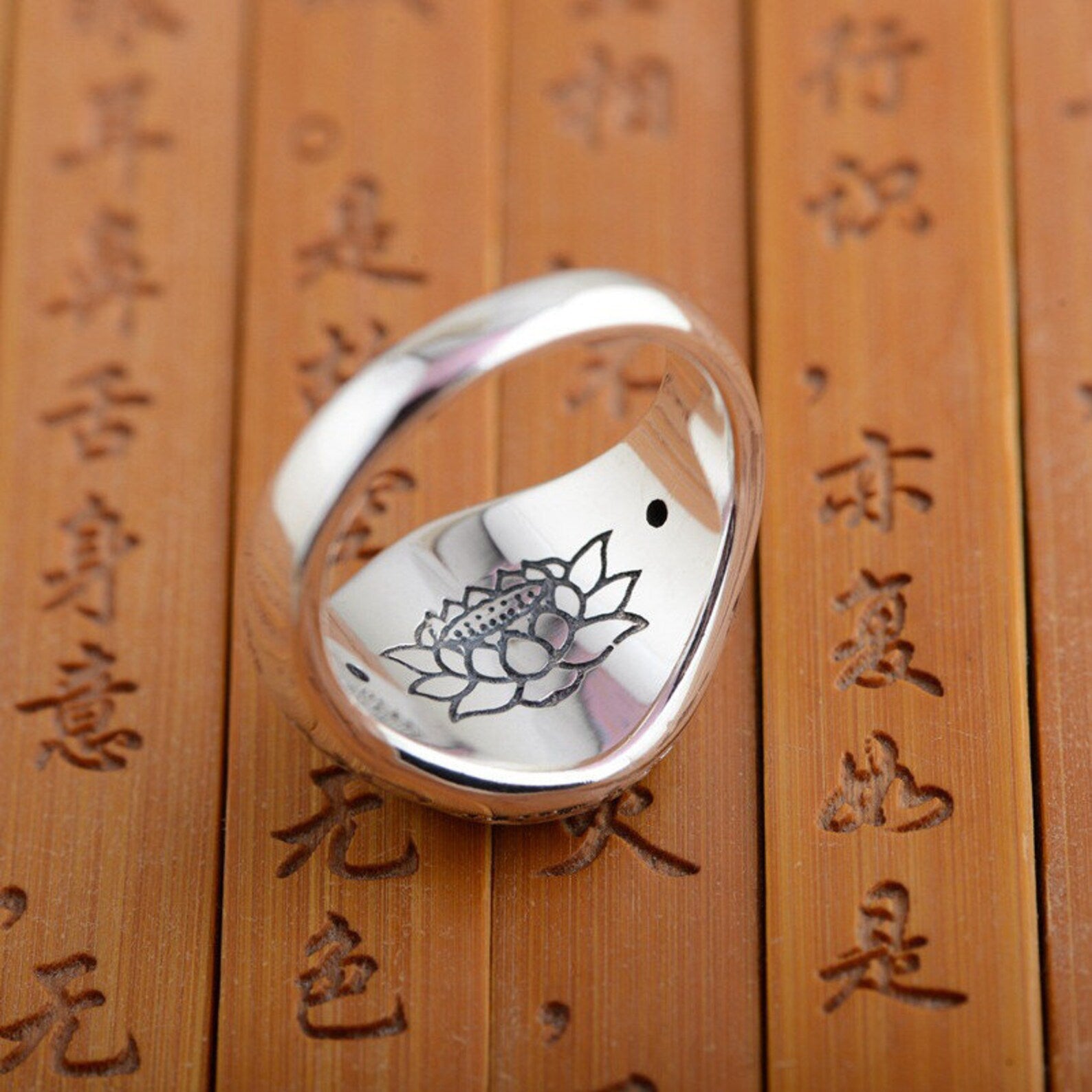 lotus mandala ring
