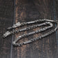Men's silver dragon necklace