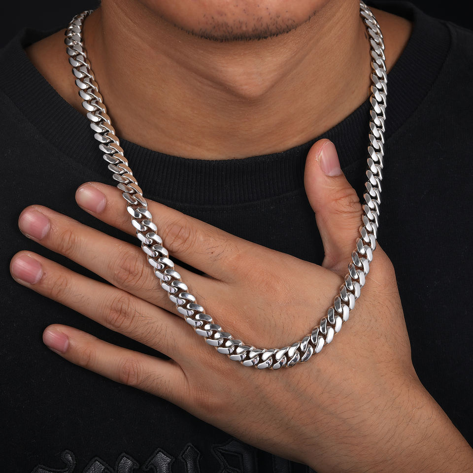 mens cuban chain necklace