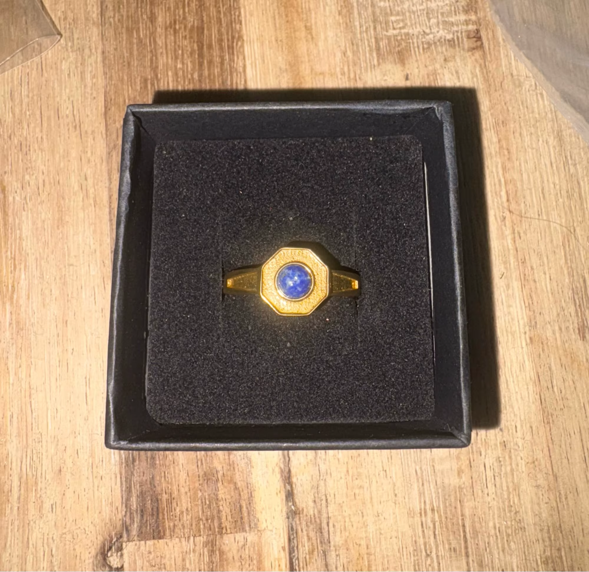 Klaus Mikaelson ring in a jewelry box
