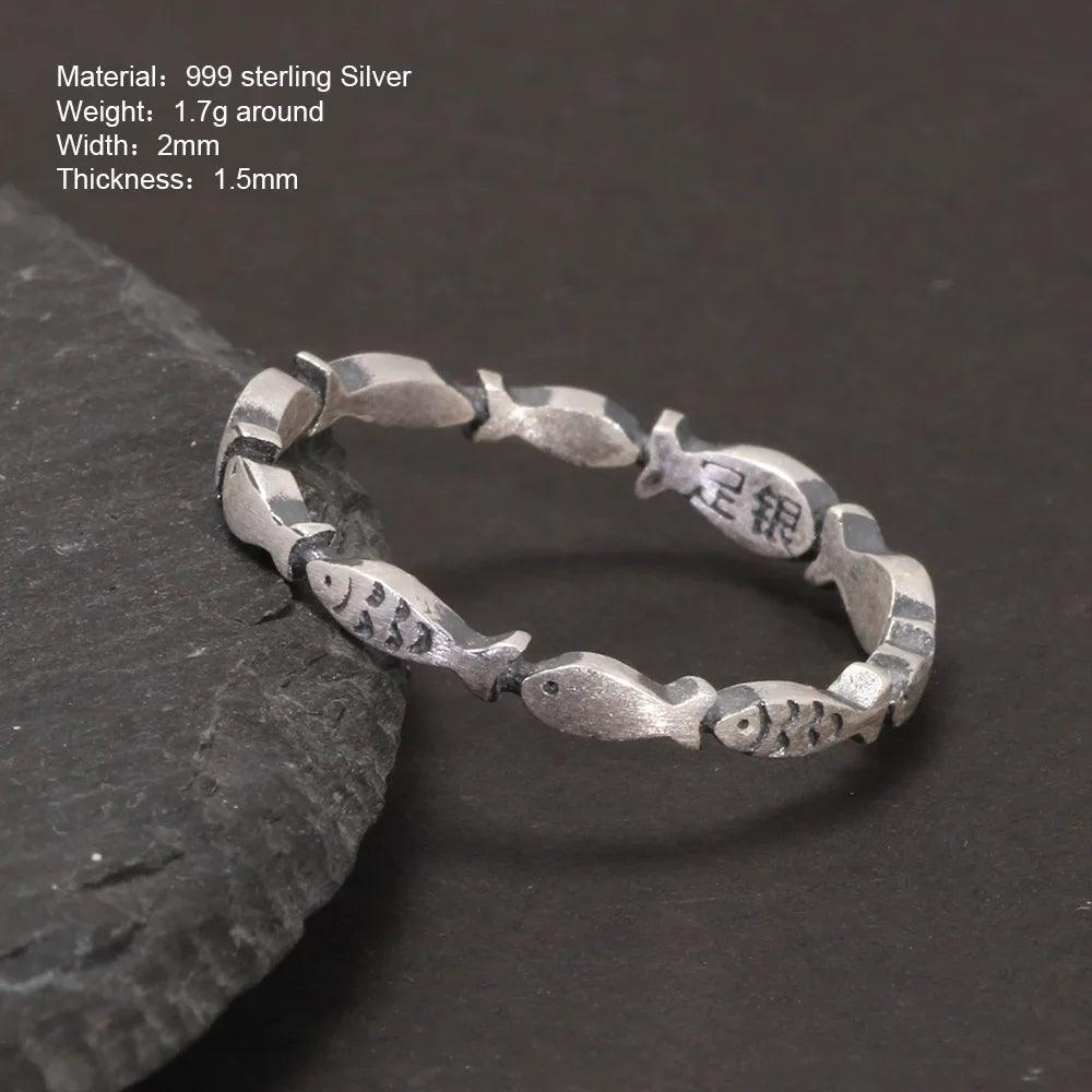 minimalist fish ring side detail