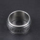 minimalist sterling silver spinner ring product photo