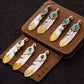 native american style feather jewelry display