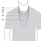 necklace size chart men
