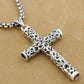 norse cross necklace sterling silver