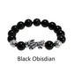 Obsidian Beaded Bracelet