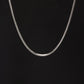 octagonal snake chain necklace
