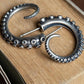 octopus tentacle earrings side