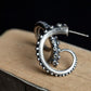 octopus tentacle earrings side profile