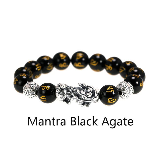 OM black Agate Pixiu
