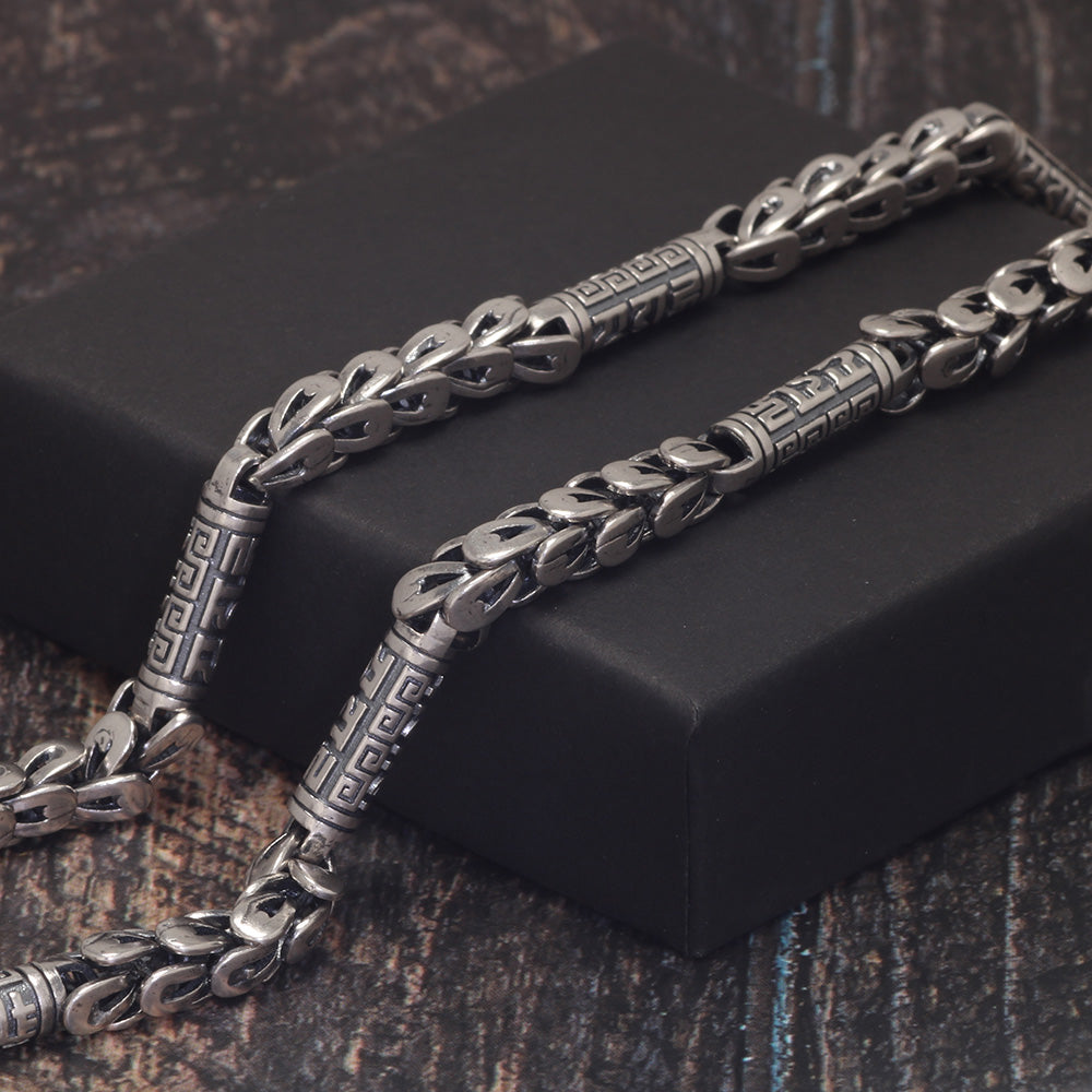 Bold oriental silver jewelry