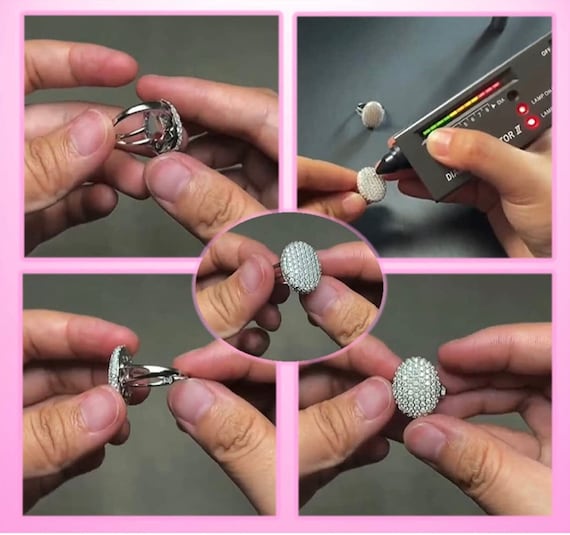 oval moissanite engagement ring