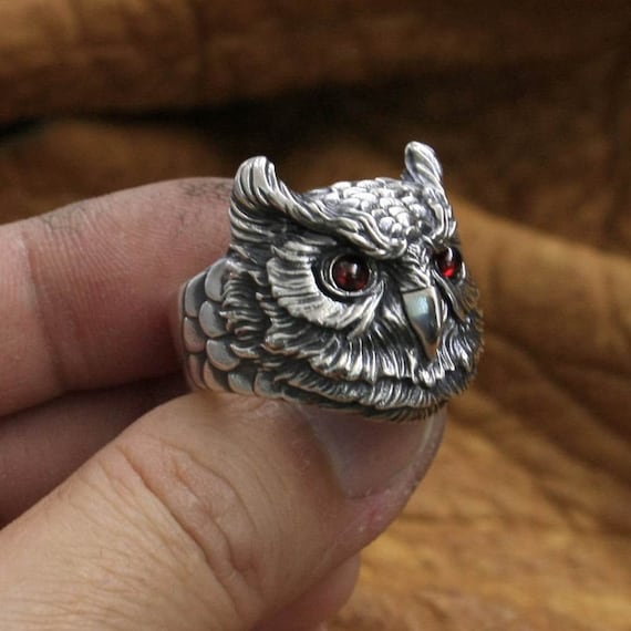 owl ring jewelry