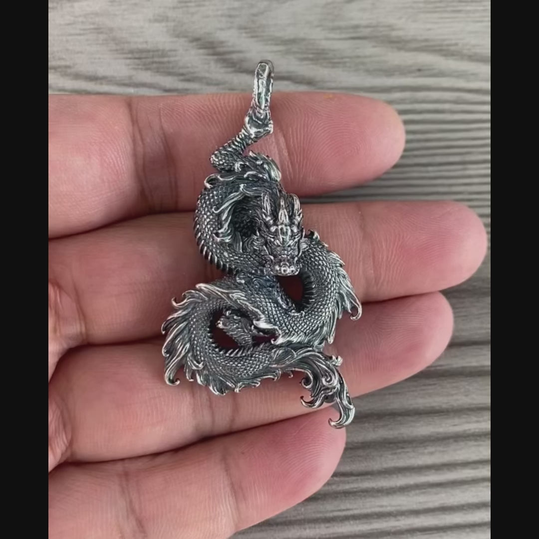 Silver Dragon Pendant video