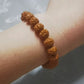 Buddhist Rudraksha Mala Bracelet Prayer Beads 8-9mm - Free Shipping