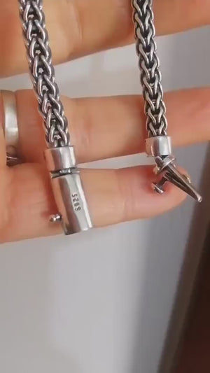 Men's Silver Bali Bracelet Men video