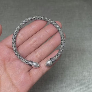 Silver Cuff Bracelet for Men video