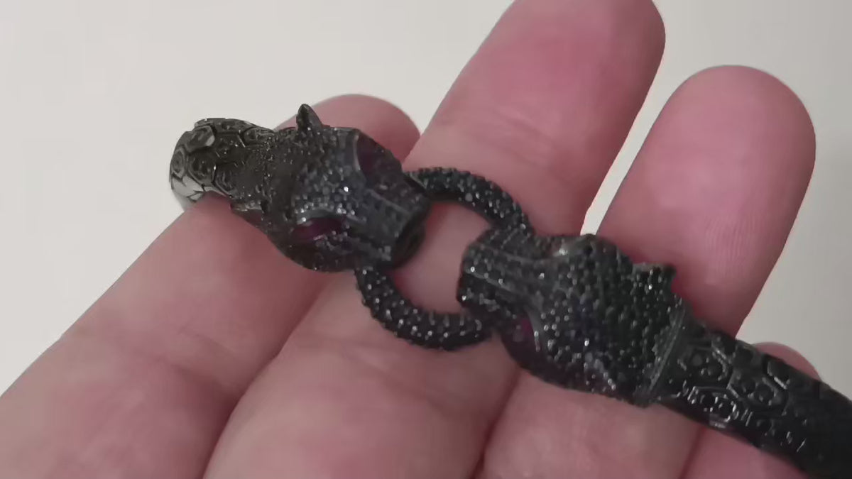 panther black bracelet video
