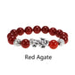 Red Agate Pixiu beaded Bracelet