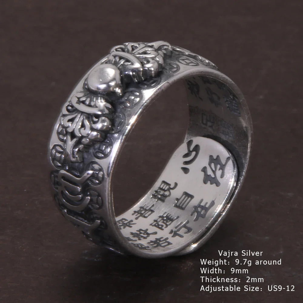 silver vajra ring buddhism 
