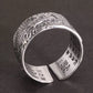 silver Dragon ring side view