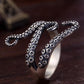 silver adjustable octopus ring
