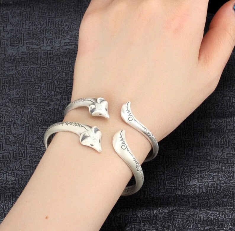 silver fox bangle