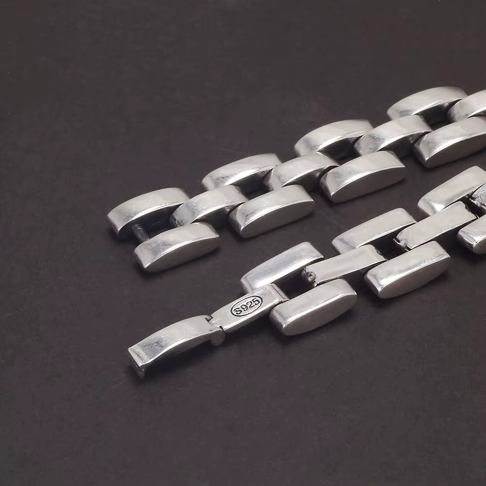 silver link bracelet