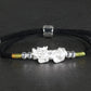 silver pixiu charm bracelet closeup