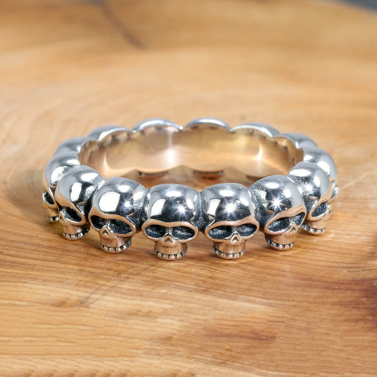 silver skull ring main