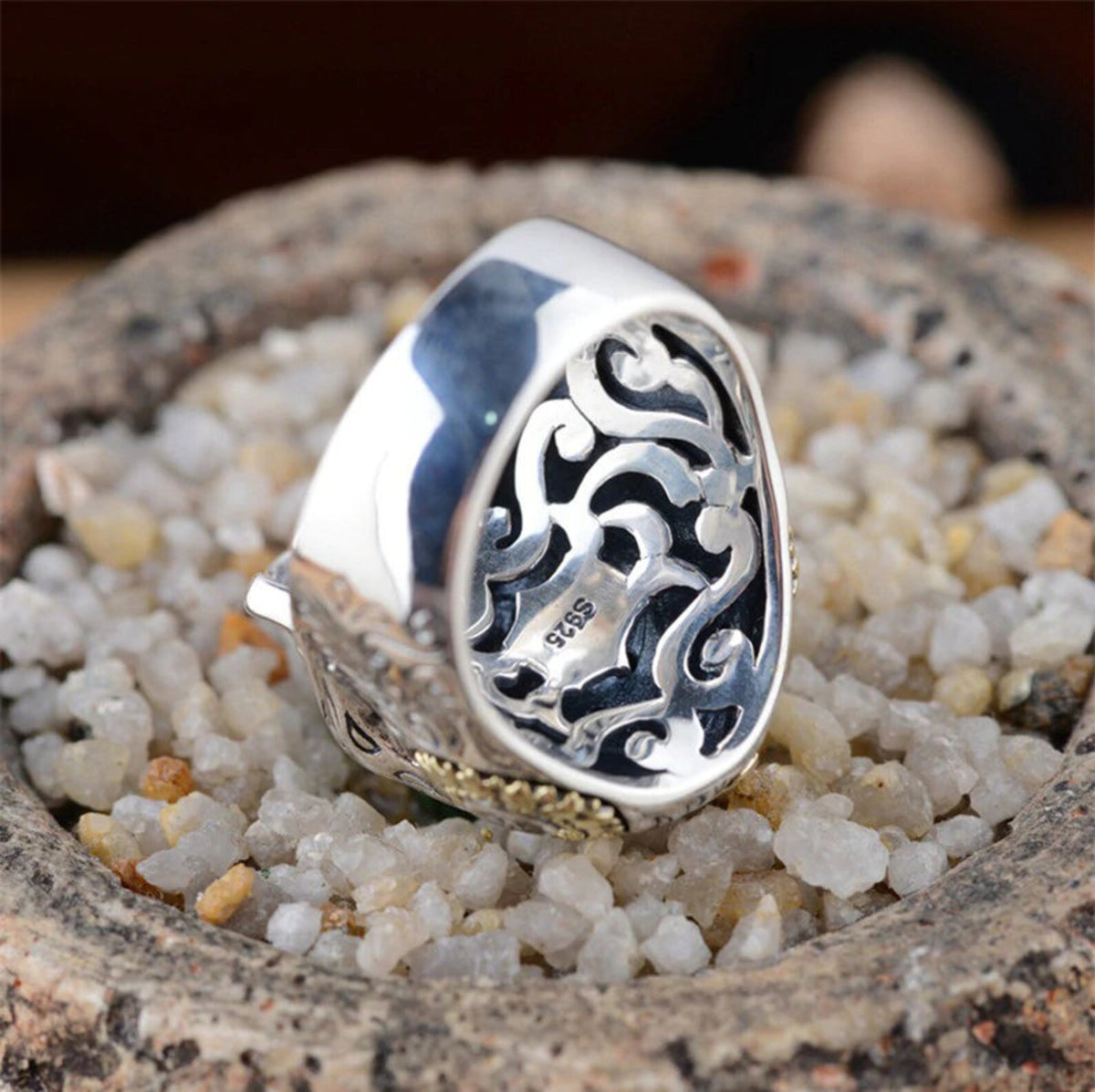 silver sugar skull