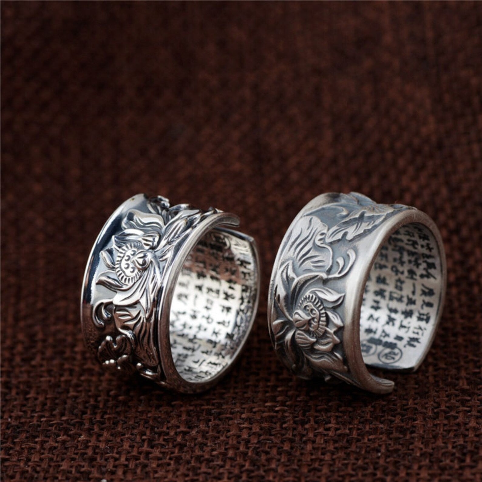 spiritual lotus ring