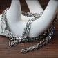 sterling silver cable chain display