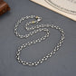 sterling silver anchor chain necklace