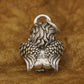 sterling silver baby angel wing pendant back side