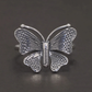 sterling silver butterfly closeup
