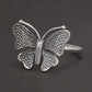 sterling silver butterfly ring