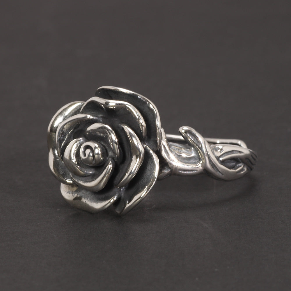 sterling silver flower ring