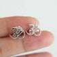 sterling silver om earrings