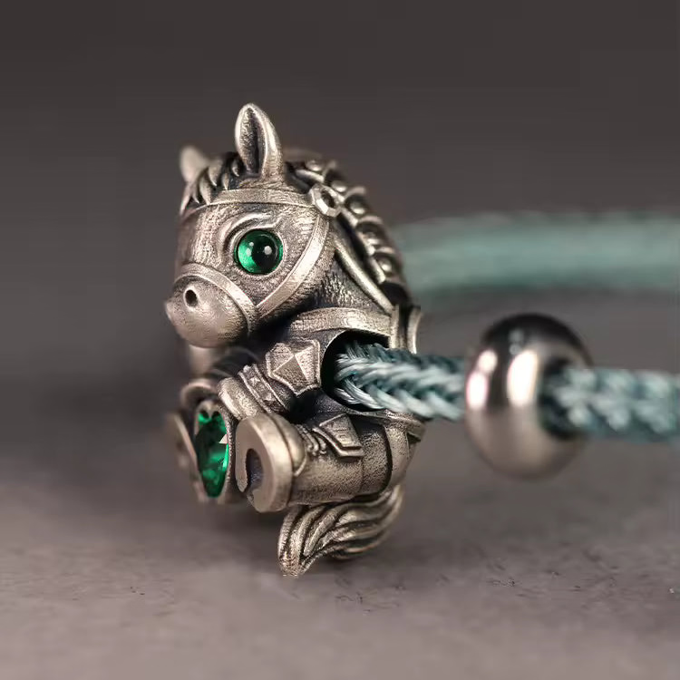 sterling silver pony horse sterling silver charm
