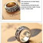 sterling silver prayer ring engraved details