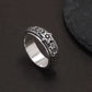 sterling silver star of david spinner ring